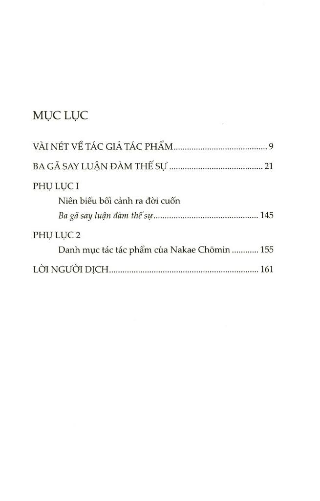 Ba Gã Say Luận Đàm Thế Sự