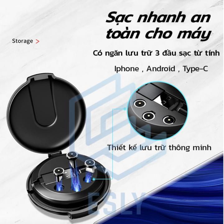 CÁP SẠC MINI TỪ TÍNH 3 TRONG 1 - Home and Garden