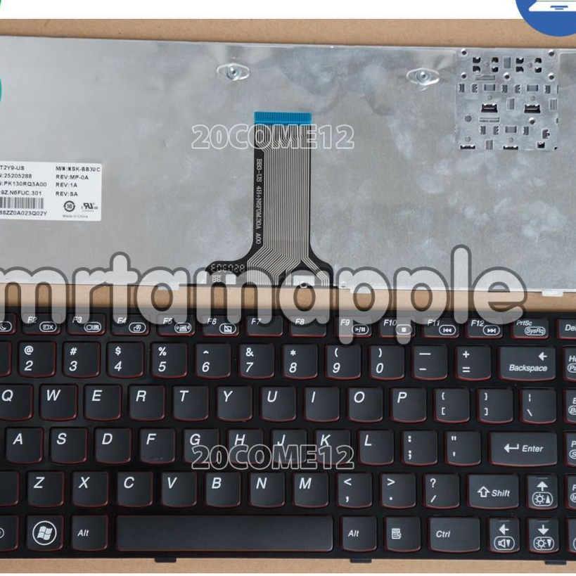 (KEYBOARD) BÀN PHÍM LAPTOP DÀNH CHO LENOVO IDEAPAD Y400 CORE I dùng cho IdeaPad Y400N-IFI, Y400N-ISE