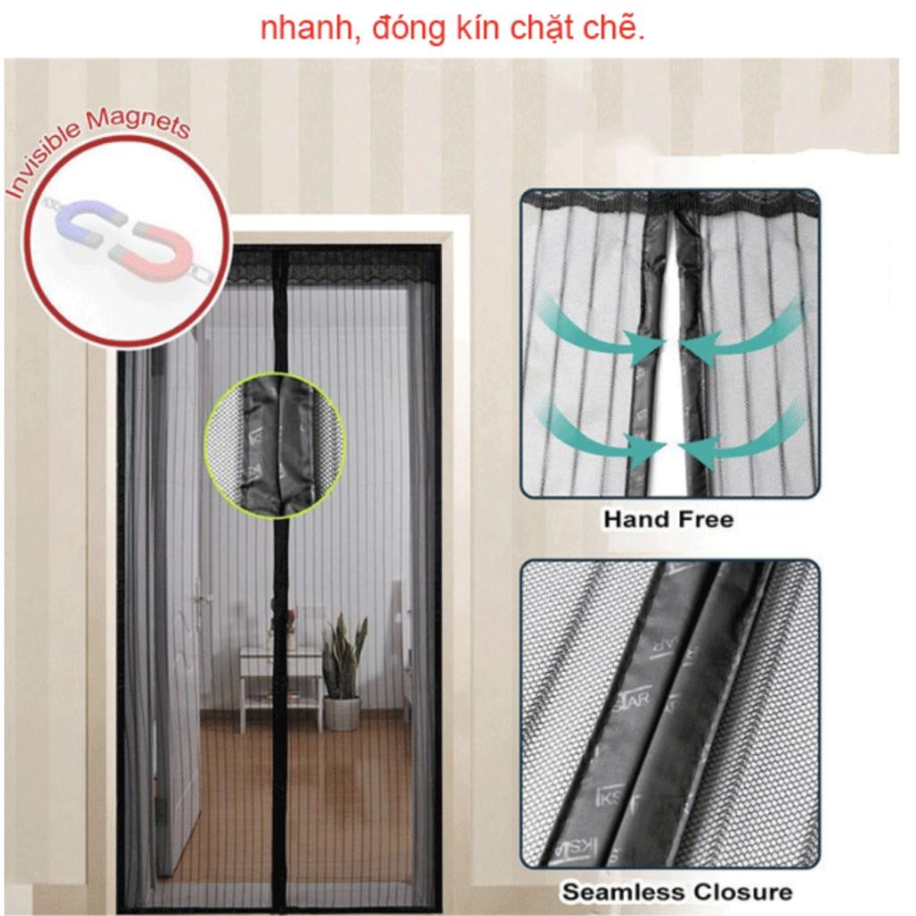 Rèm cửa chống muỗi côn trùng nam châm từ tính dính chặt