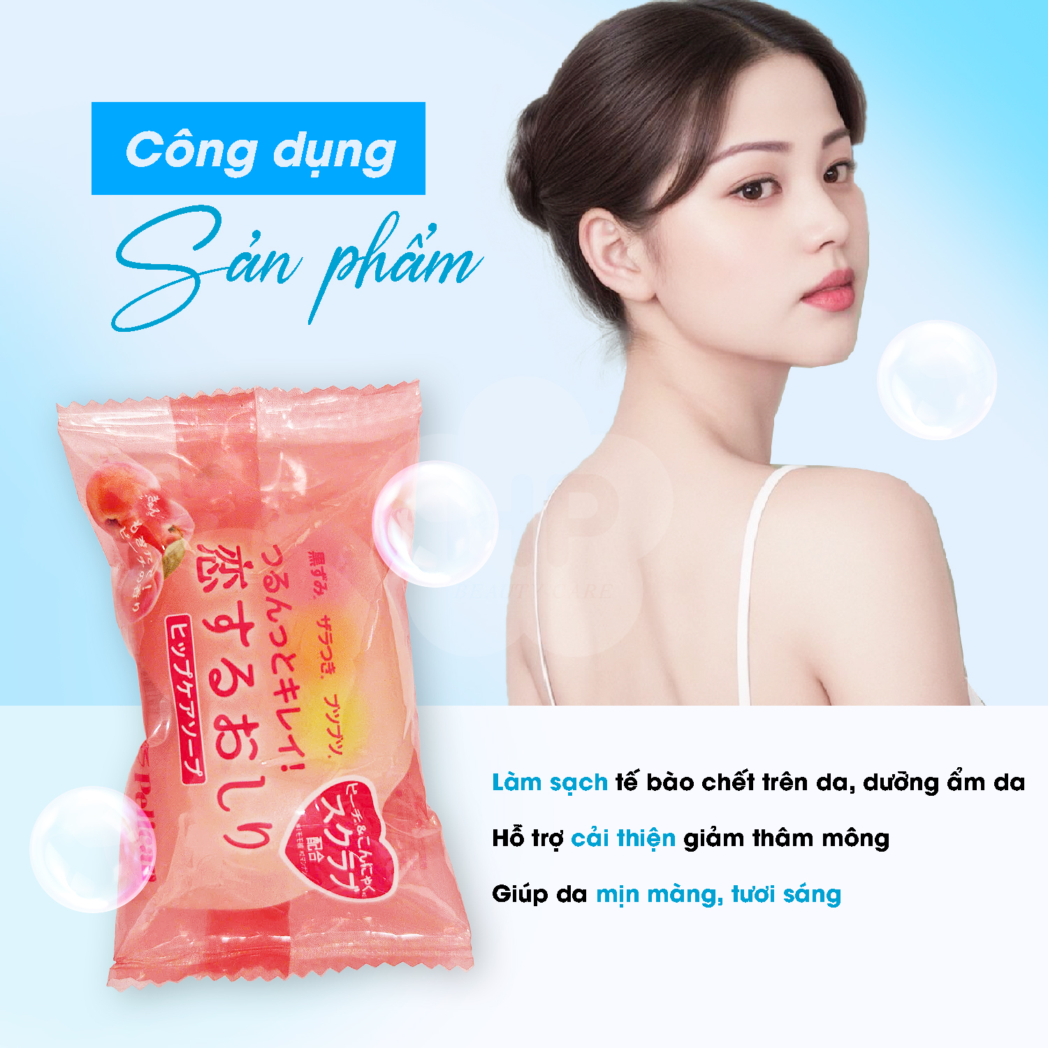 Pelican Phiên Bản Mini Xà Phòng Chống Thâm Mông Và Làm Sạch Cơ Thể 35g