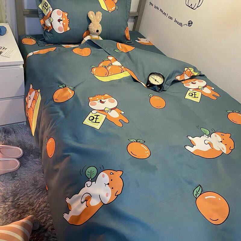 Bộ cotton poly Cáo vàng