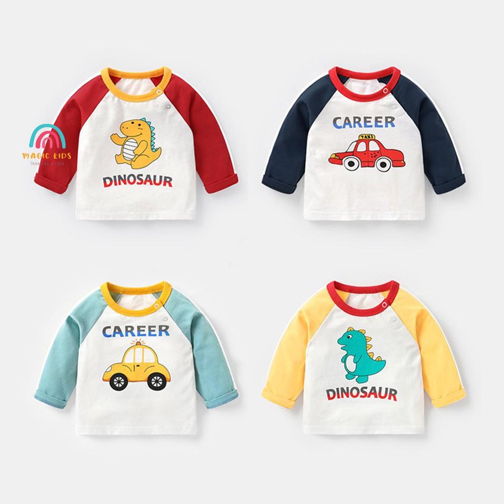 Áo thun dài tay hoạt hình ngộ nghĩnh cho bé trai AO20015 - MAGICKIDS