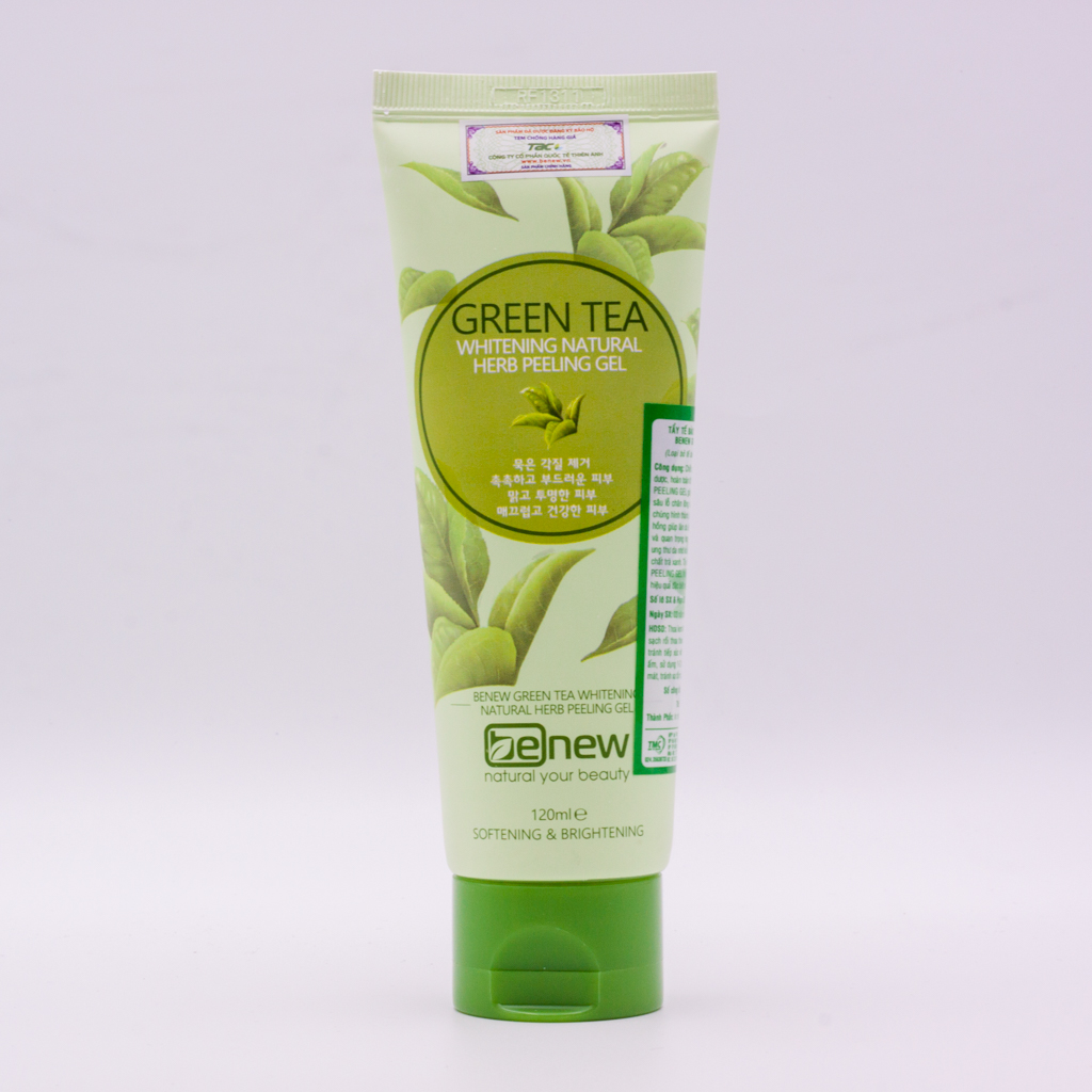 Tẩy da chết trà xanh cao cấp Hàn Quốc Benew Green Tea Peeling Gel (120ml)