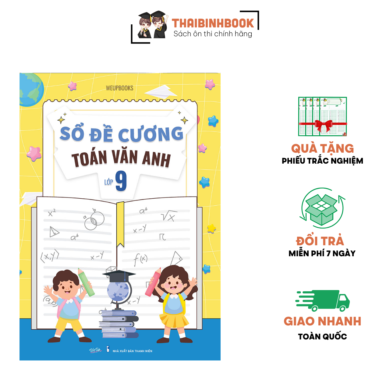 Sổ Tay Đề Cương Toán Văn Anh Lớp 9, Ôn Thi Vào 10