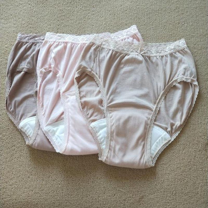 Quần Lót Nữ Cotton Người Lớn Chống Thấm Nước Có Thể Rửa Ốp Lưng Vải Lên Nước Tiểu Không Ướt Quần Tã Tiểu Tiện Người Phụ Nữ Quần Lót
