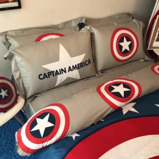 Set Cotton 3D Disney Hàng Nhập Khẩu Cao Cấp 4 Món Captain