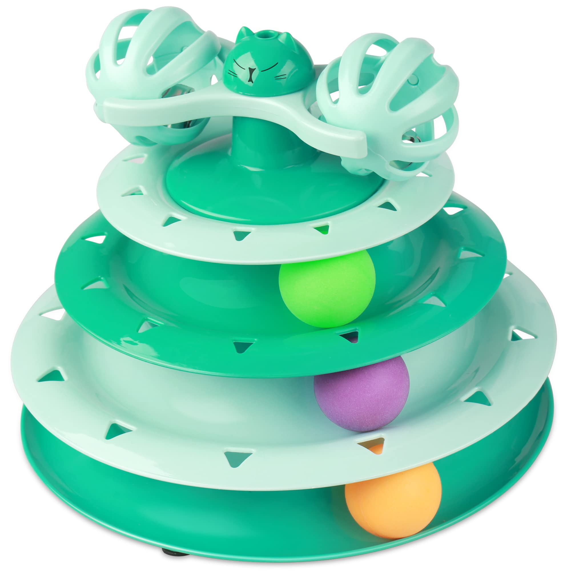 Đồ Chơi Tháp Bóng 3 Tầng Cho Mèo - YonaPetshop
