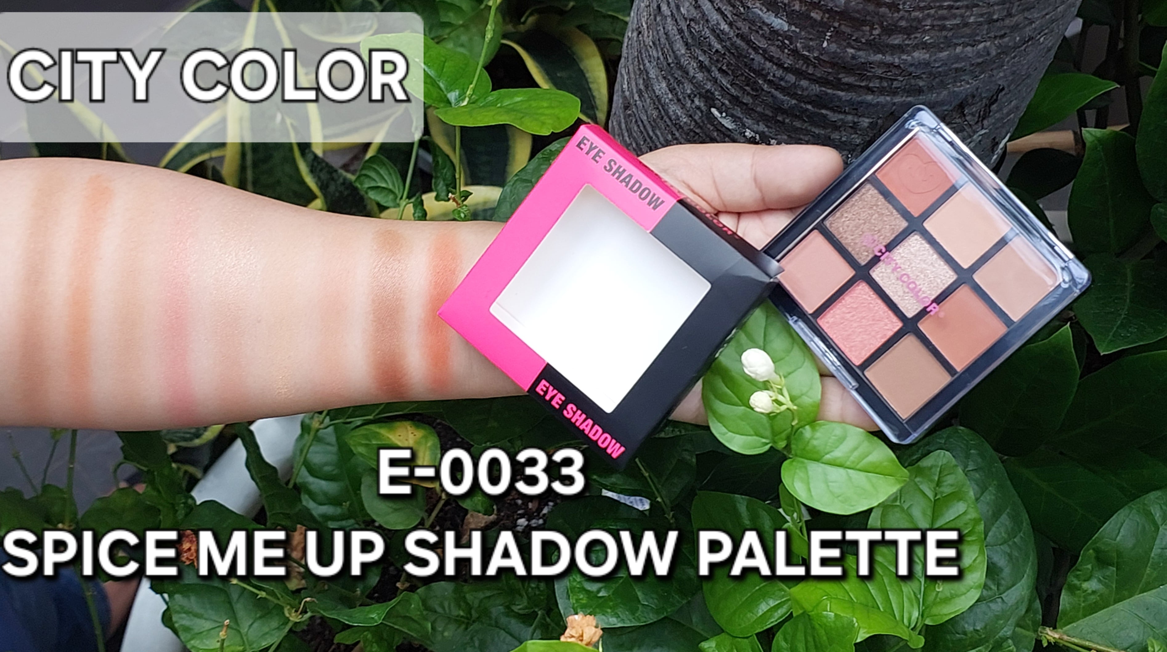 Phấn mắt CITY COLOR Spice Me Up Shadow Palette 9 ô.