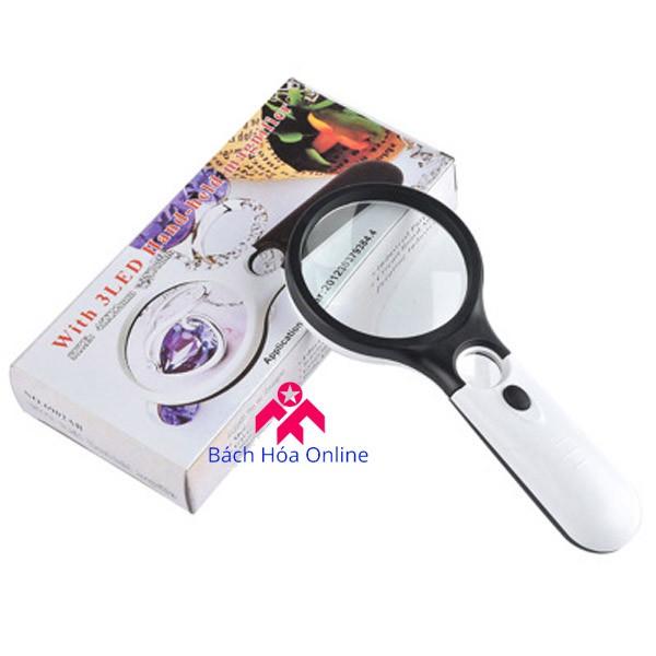 Kính lúp cầm tay có đèn 3X-45X