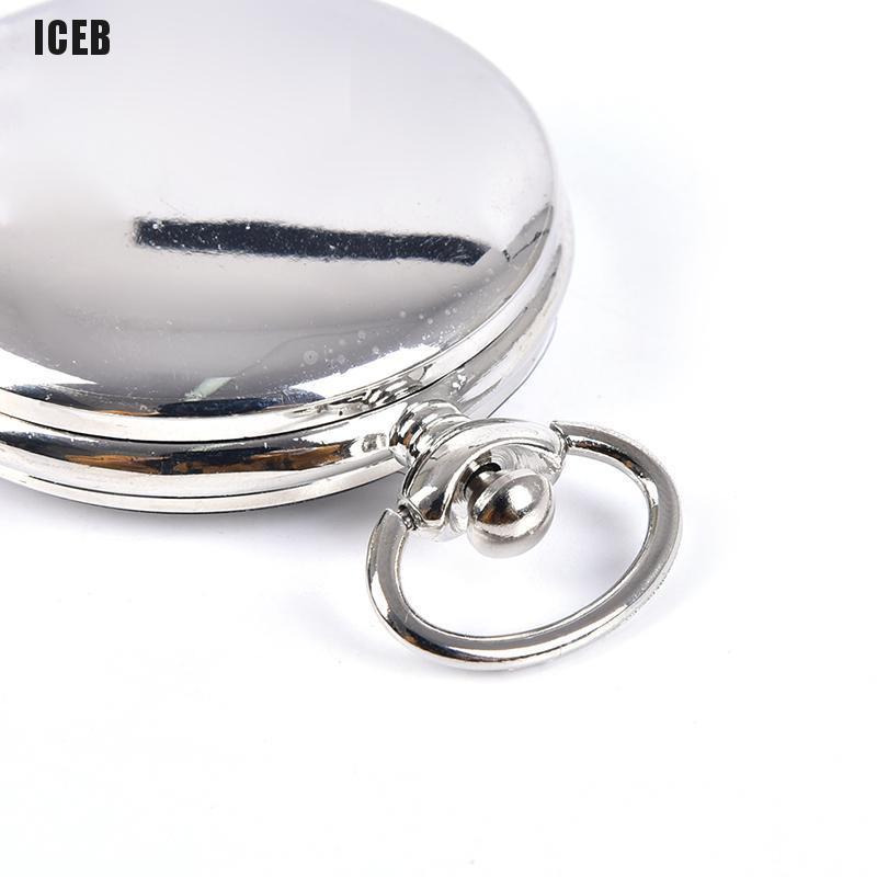 iceb Pocket Watch Flip Compass Portable Hiking Navigation Compass Compass Keychain