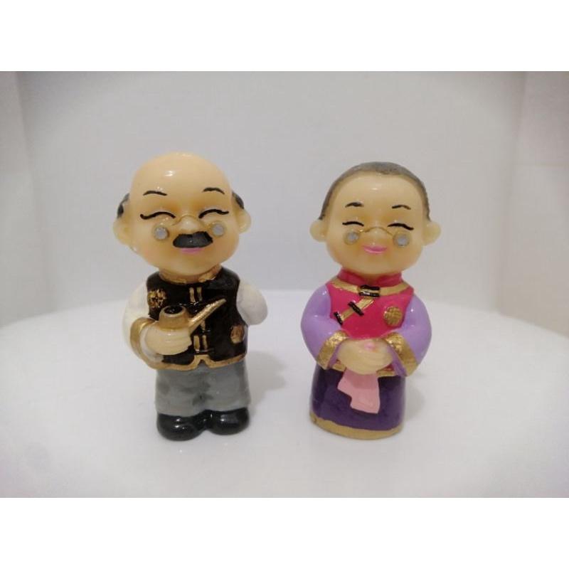 TƯỢNG ÔNG BÀ GIÀ NHÍ TRANG TRÍ MÔ HÌNH, TIỂU CẢNH