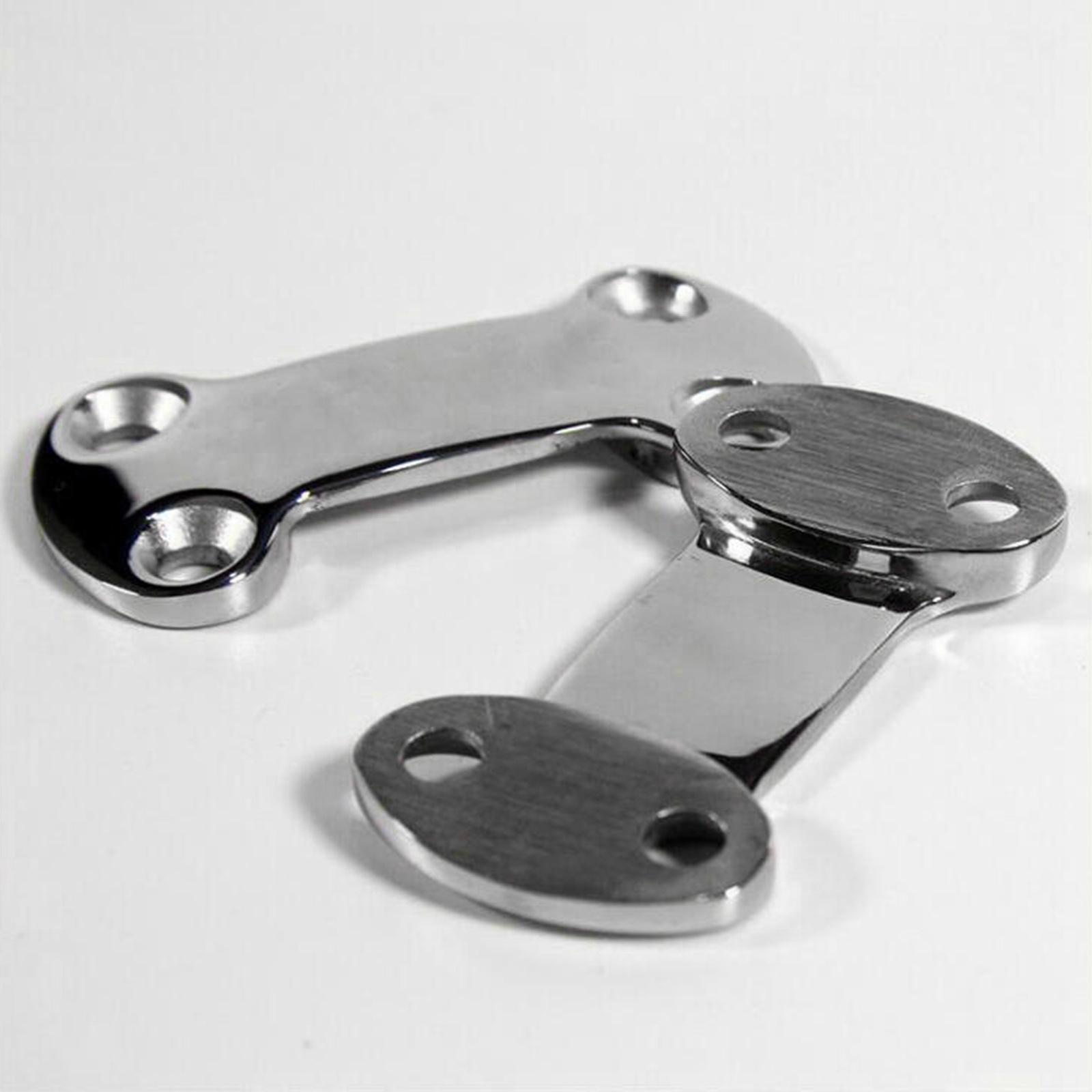 2X Flat Straight Brace Metal Bracket Chair Bookshelf Shelf Furniture Fixing