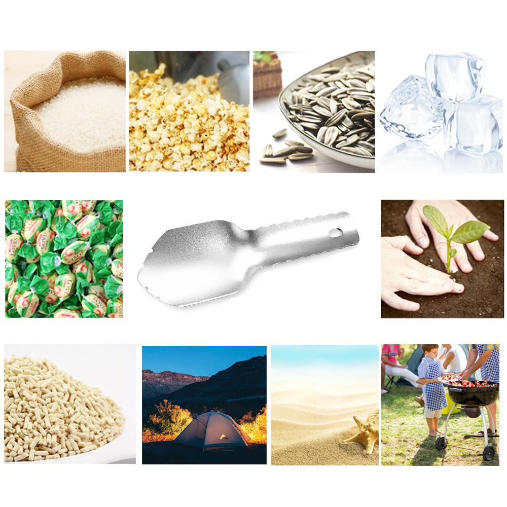 6.1 Inch Lightweight Aluminum Alloy Hand Shovel Trowel for Camping Hiking Backpacking Gardening