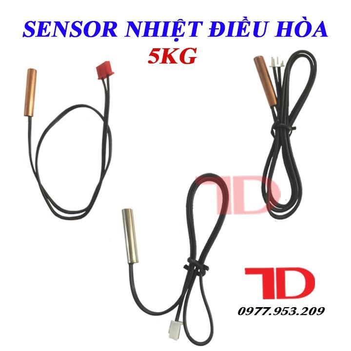 Đầu dò cảm biến dàn lạnh, sensor nhiệt điều hòa tủ lạnh đầu đồng và inox 5KG 