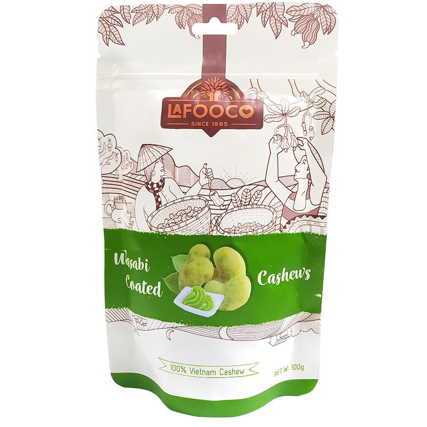 Hạt điều wasabi LAFOOCO túi 100g