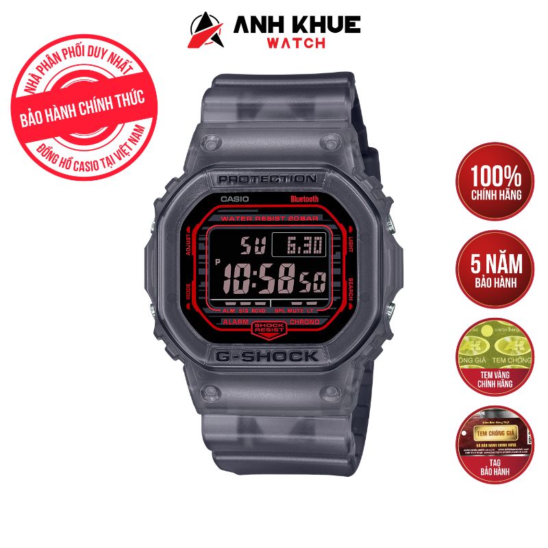 Đồng hồ Casio Nam G-Shock dây nhựa DW-B5600G-1DR