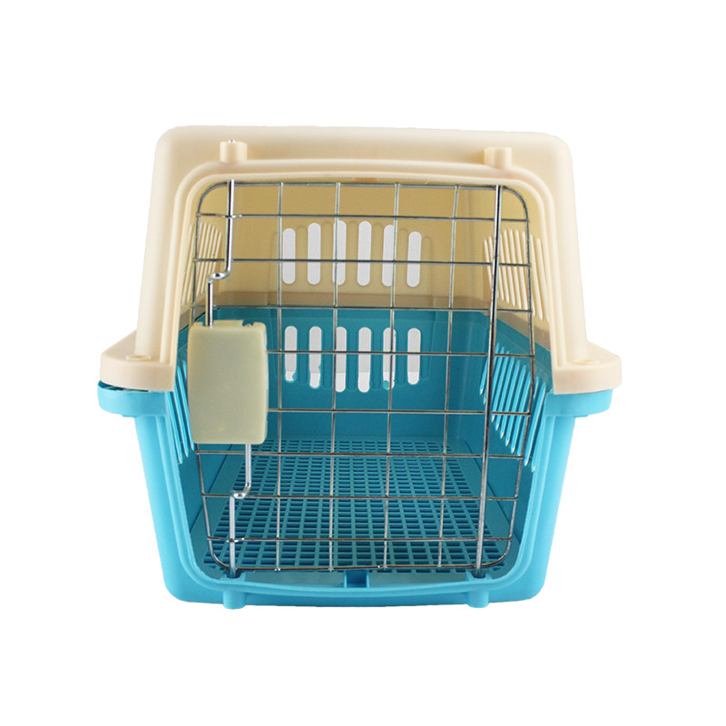 Hình ảnh Lồng vận chuyển hàng không đây đủ phụ kiện cho thú cưng - Genyo pet carrier 003 (màu ngẫu nhiên)