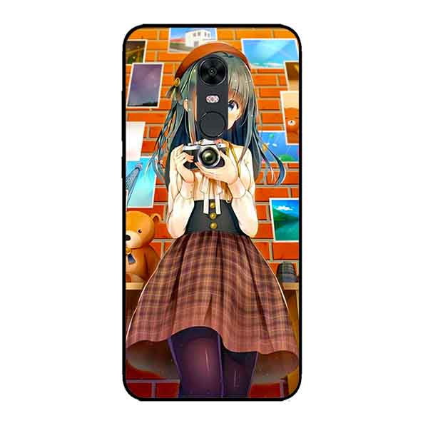 Ốp Lưng in cho Xiaomi Redmi 5 Mẫu Girl Anime 11 - Hàng Chính Hãng