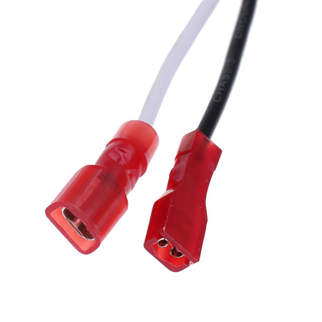 2Pieces Stereo Speaker Wire Harness+2 Pieces Speaker Adapter for