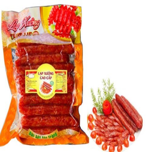 500G LẠP XƯỞNG HEO ĐẶC BIỆT LOẠI CÂY DÀI THƯƠNG HIỆU TÂN LỘC PHÁT