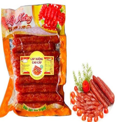 (MẪU MỚI) 500G LẠP XƯỞNG HEO ĐẶC BIỆT LOẠI CÂY DÀI THƯƠNG HIỆU TÂN LỘC PHÁT