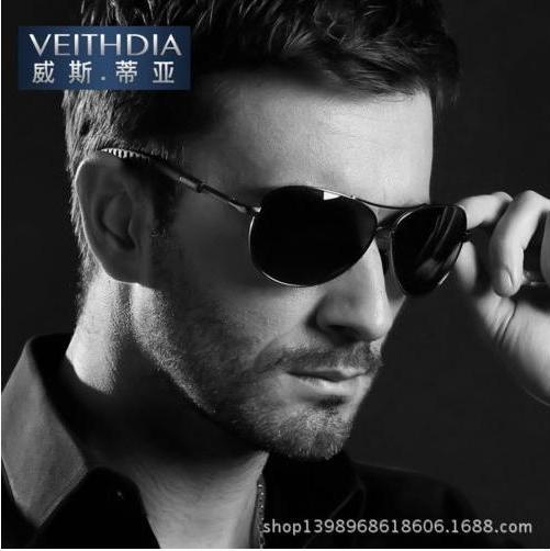 Kính mát phân cực thời trang nam Veithdia 3088 (pilot)