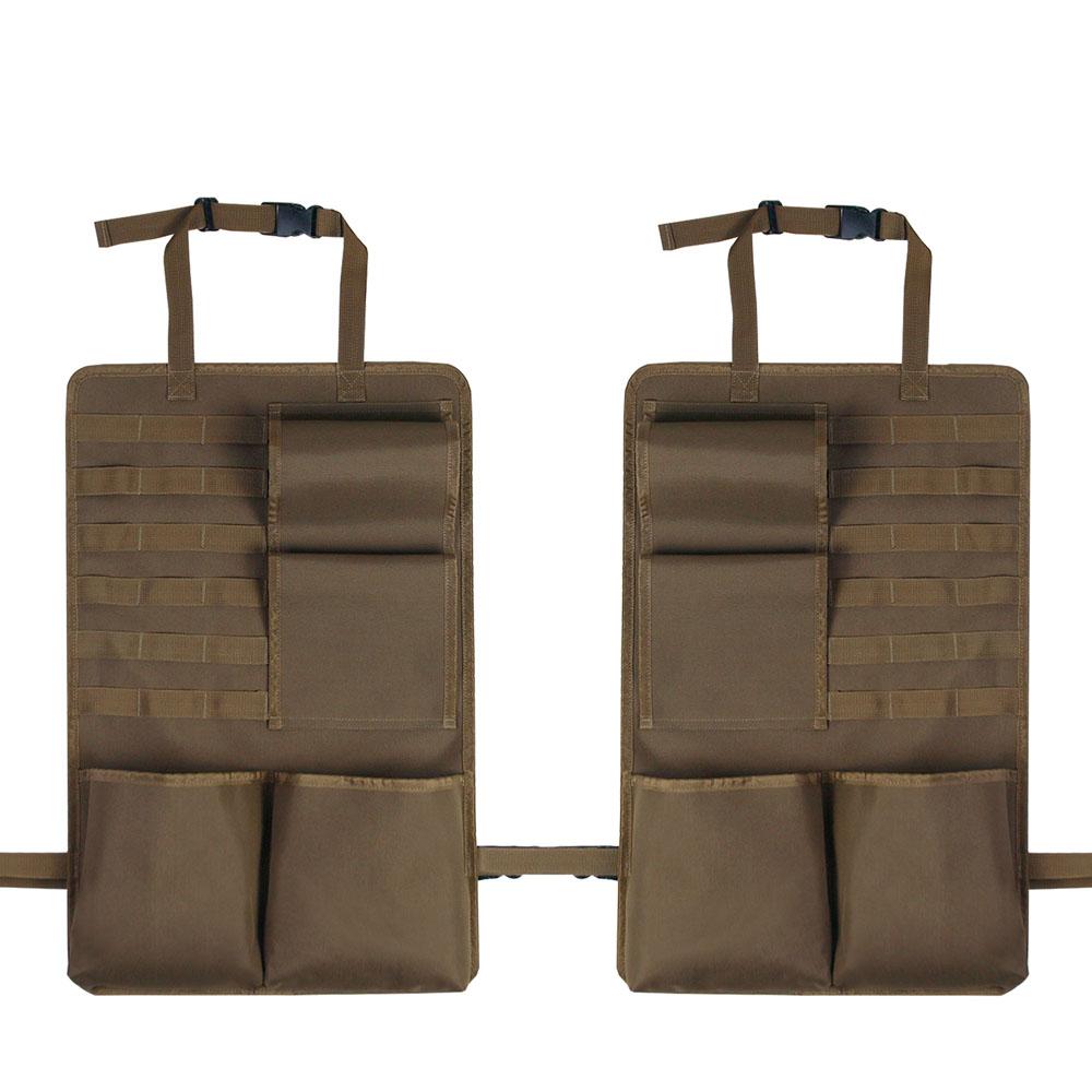 2 Pack Car Backseat Storage Bag Front Seat Back Organizer Pouch Pocket Universal Accessories