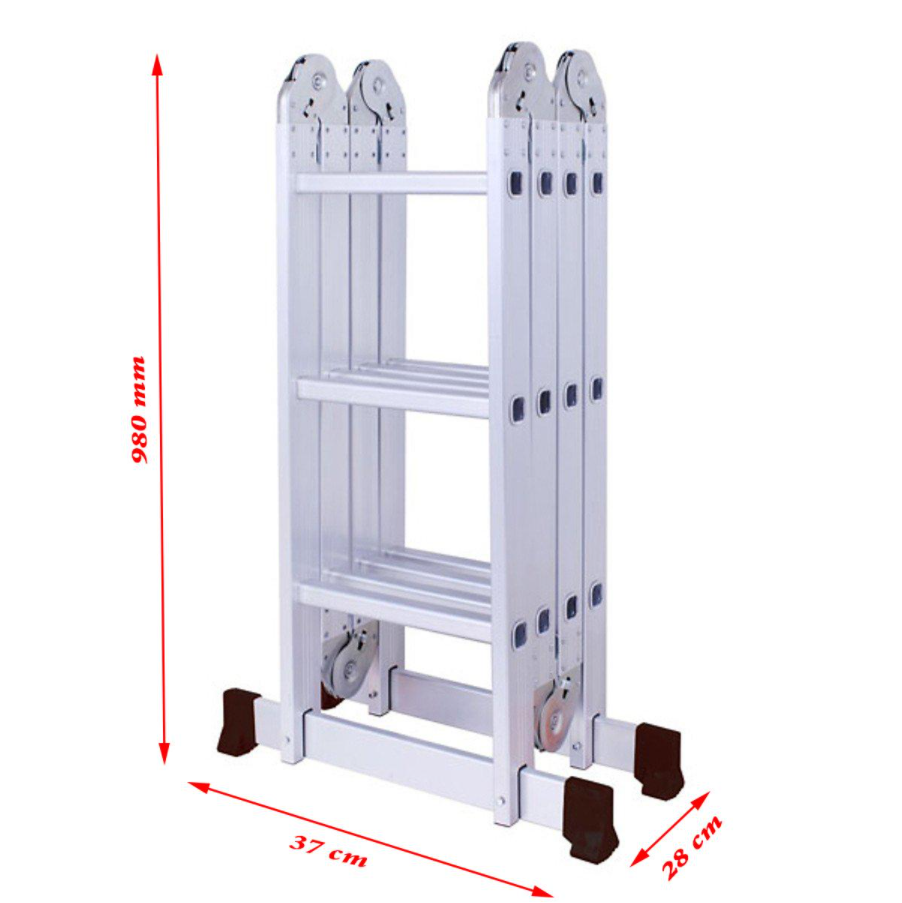 Thang Nhôm Gấp Đoạn 3D