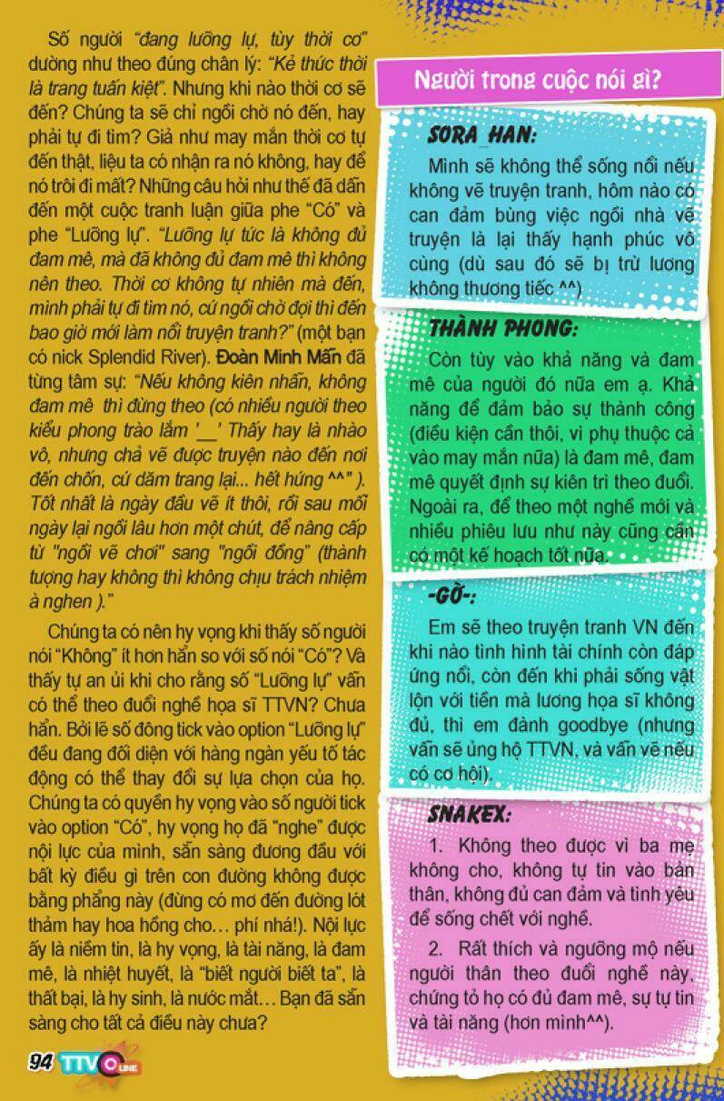 tạp chí truyện tranh việt nam online - ttvo chapter 1 96