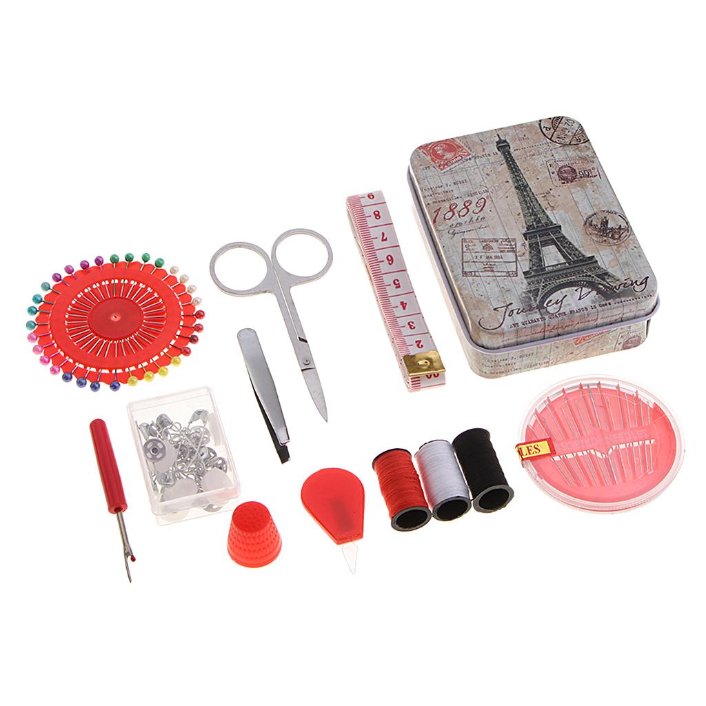 Needle & Thread kit with Storage Box for Cross Stitch / Embroidery / Sewing