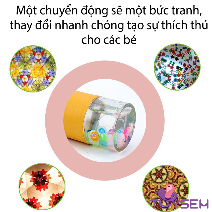 Kính vạn hoa đổi hình giúp trẻ em phát triển thị giác - Đồ chơi trẻ em - Quà tặng sinh nhật cho các bé