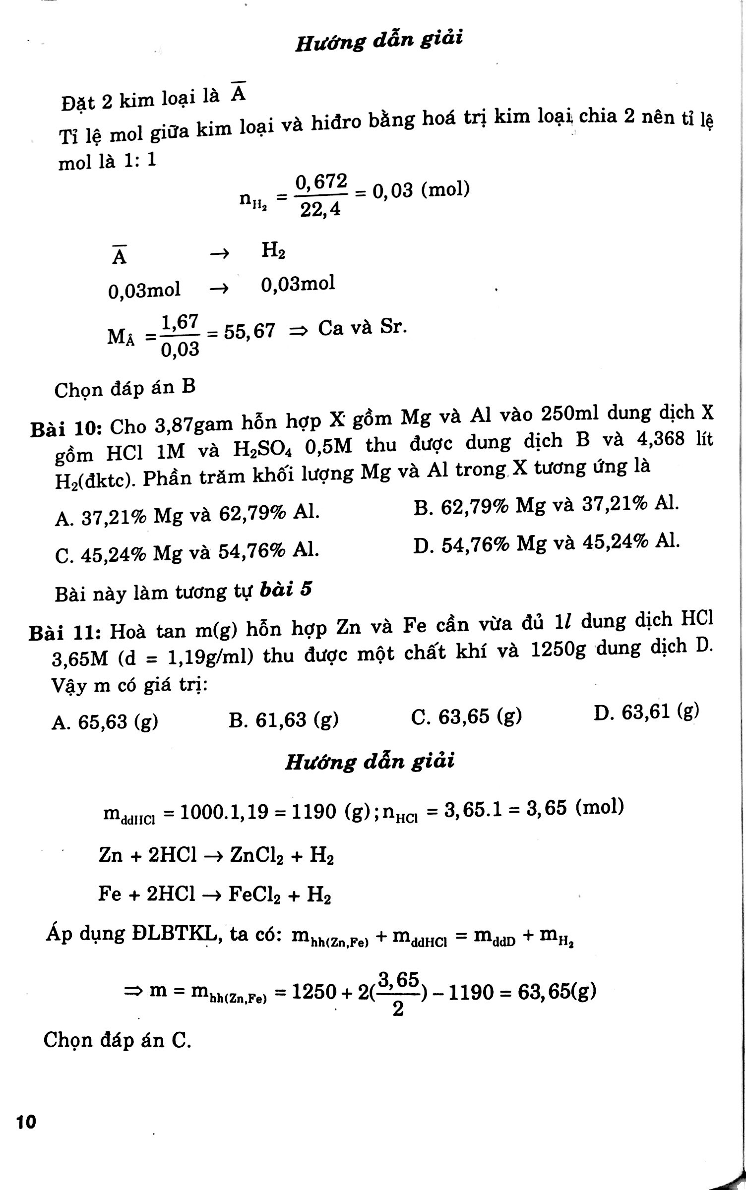 Các Dạng Điển Hình Và Phương Pháp Giải Nhanh Bài Tập Trắc Nghiệm Hóa Học 12