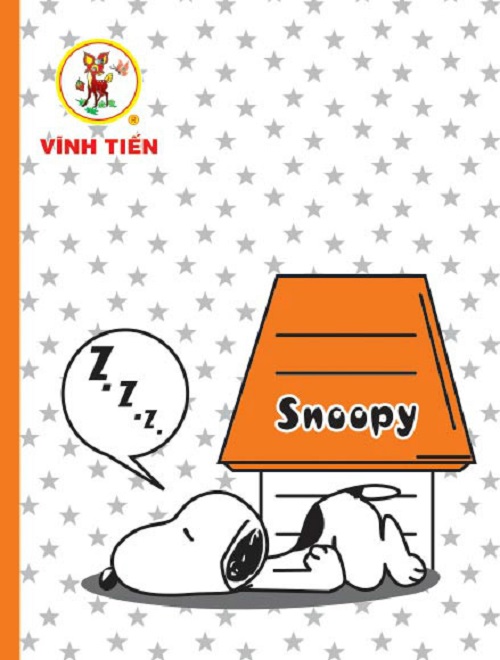 Tập ViBook 200Tr &quot;SNOOPY&quot; in oly/caro