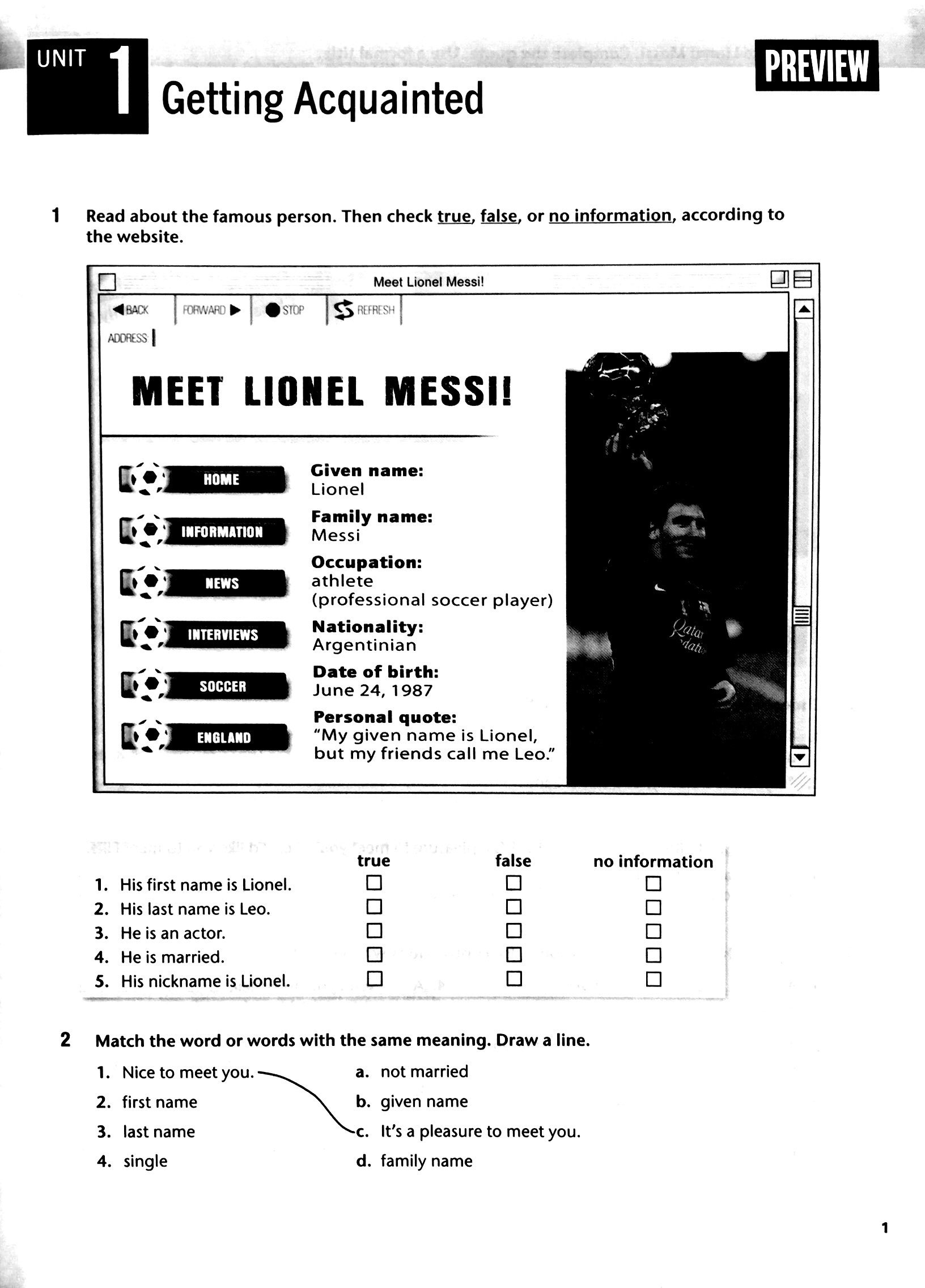 Top Notch 1: Student Book