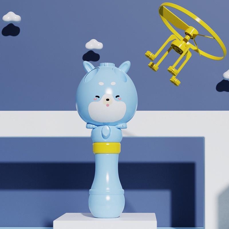 Máy bắn chong chóng thả bong bóng xà phòng hình ngộ nghĩnh cute