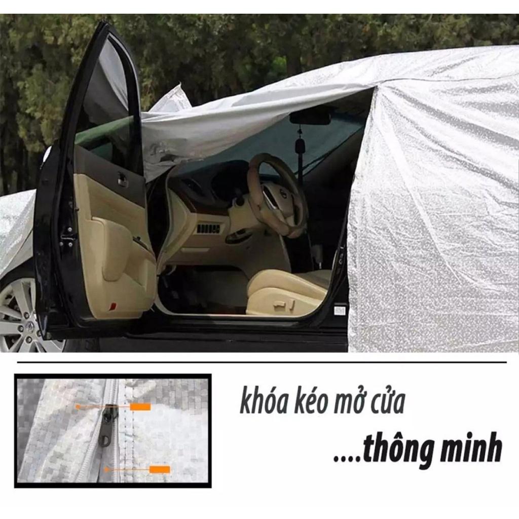 Bạt Phủ Ô Tô #Chevrolet CRUZE - CAO CẤP 3 LỚP Tráng Bạc Cách Nhiệt, Chống Nước, Chống Trộm Gương