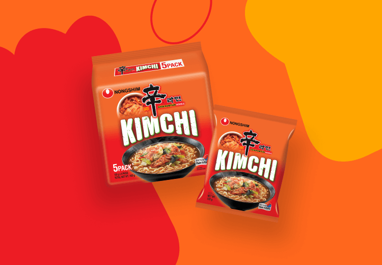 (COMBO 5 GÓI) MÌ SHIN KIM CHI 120G