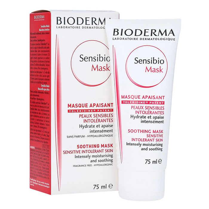 Mặt Nạ Dưỡng Ẩm Cho Da Nhạy Cảm Bioderma Sensibio Mask (75ml)