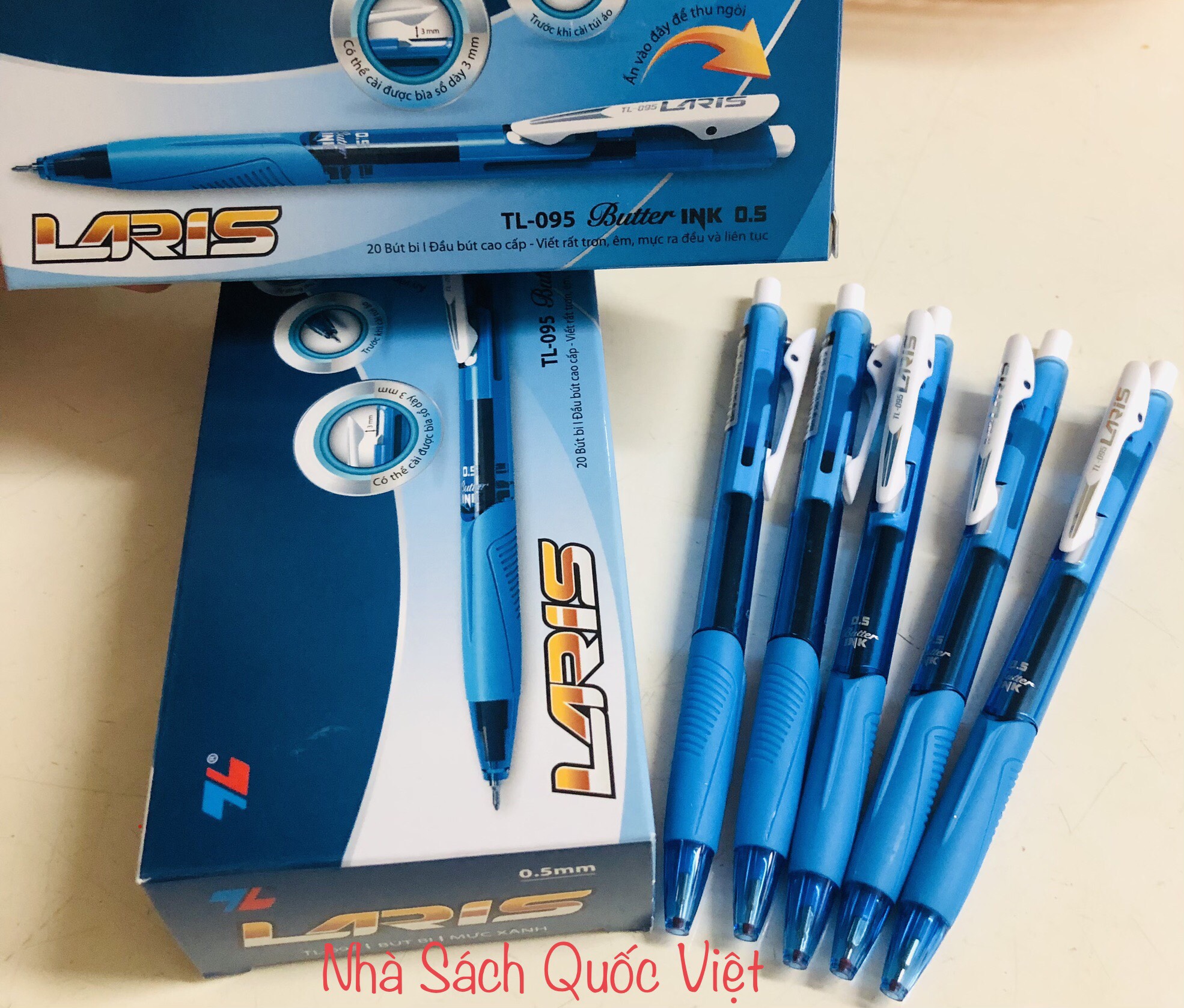 Bút Bi Thiên Long Laris TL-095 (20 cây/ hộp)