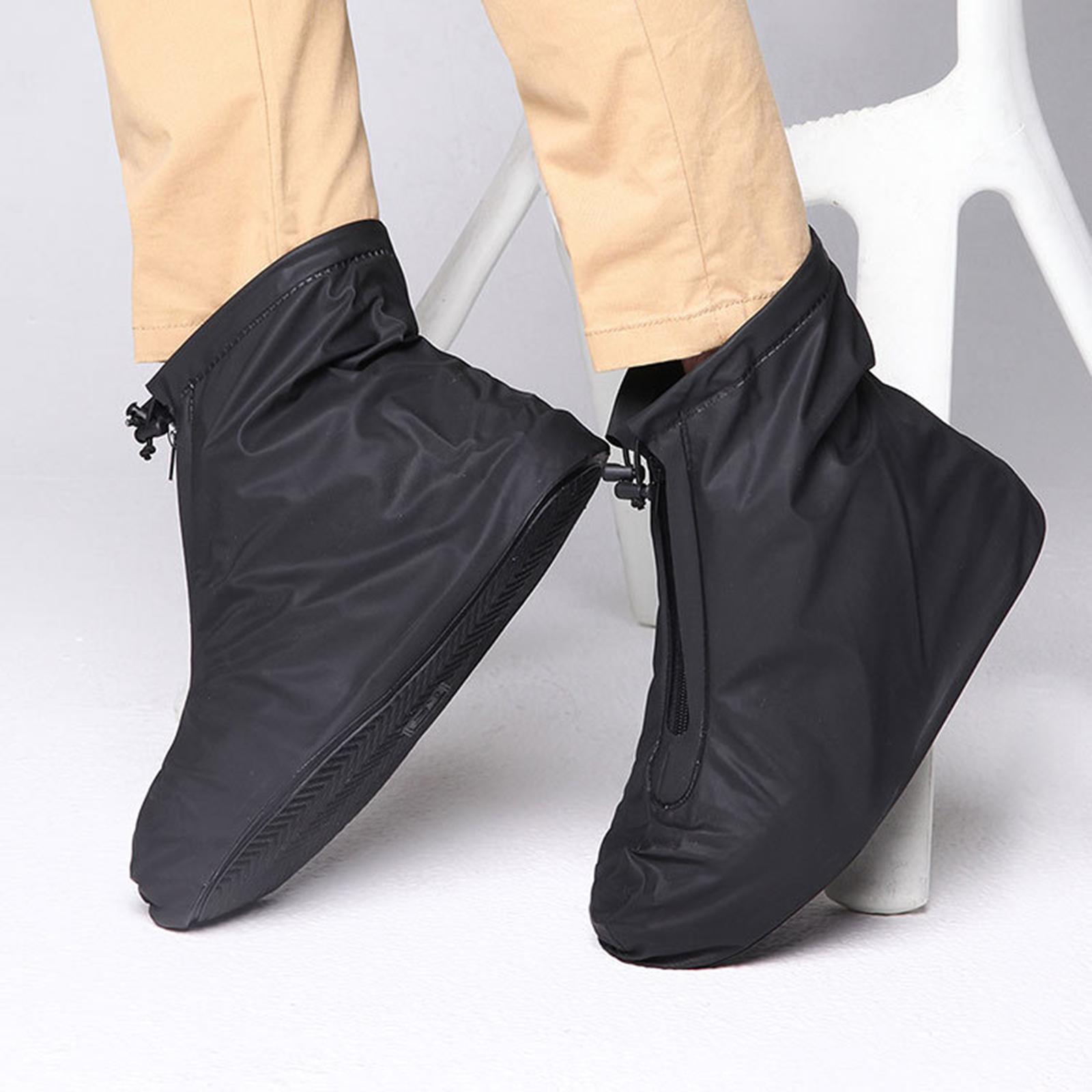 Shoe Covers Rain Overshoes Portable Rainy Day Anti Slip Rain Boot Shoe Covers Rain Shoe Protectors for Travel Outside Outdoor