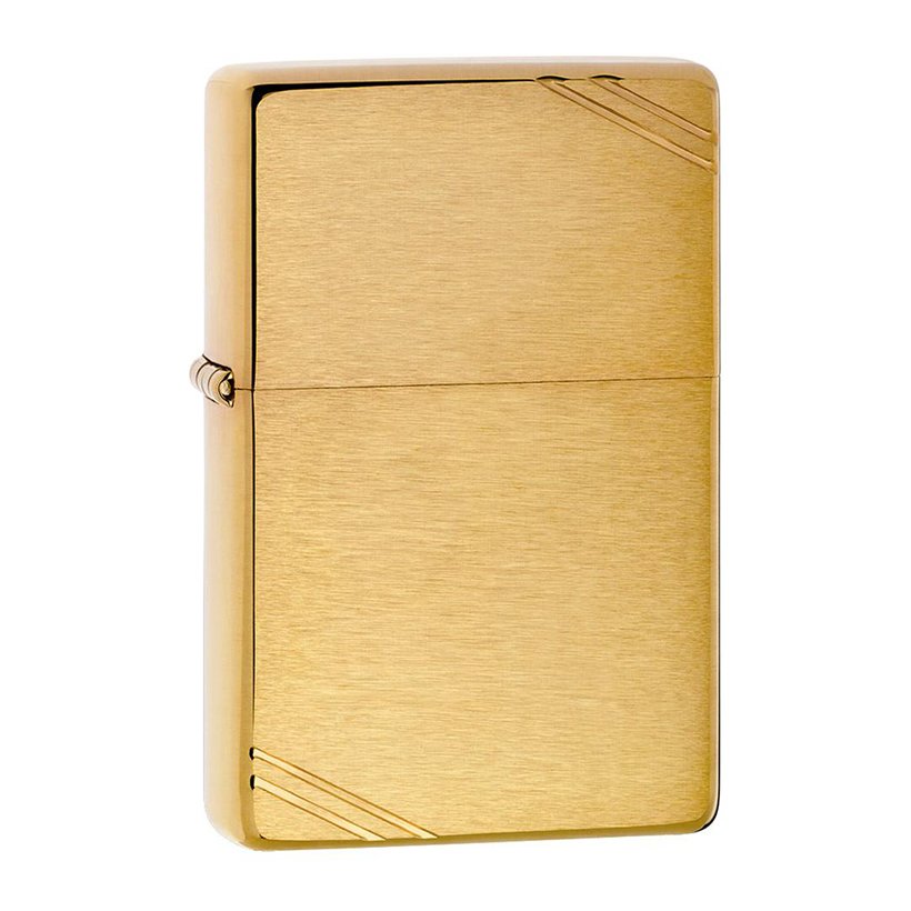 Bật Lửa Zippo Vintage Brushed Brass