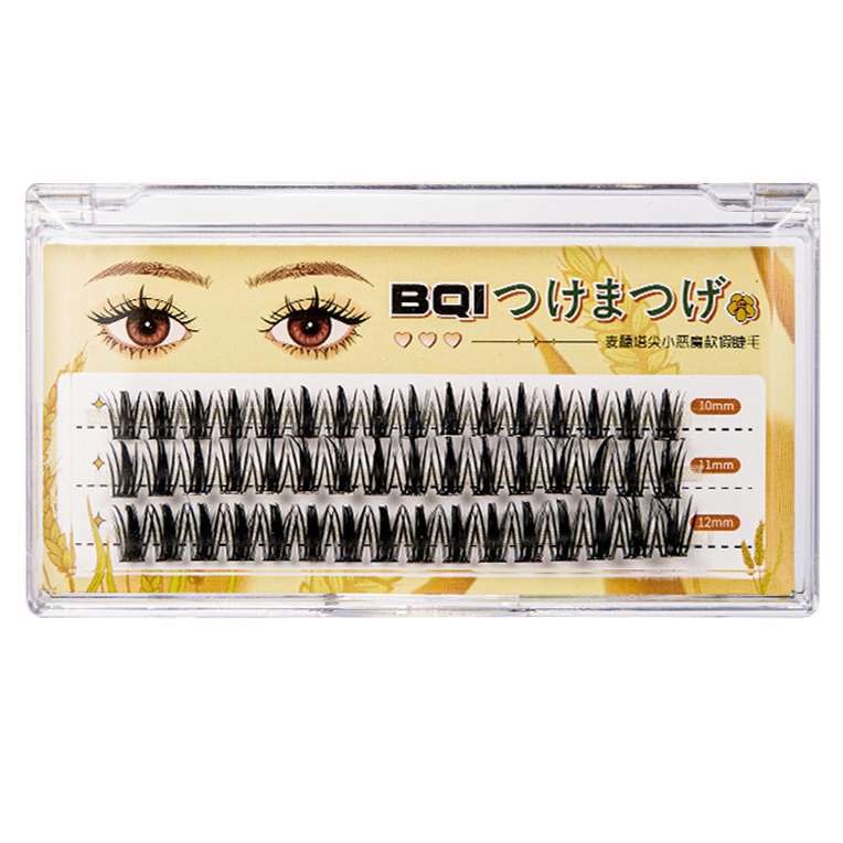 Lông mi giả Eyelash mi giả loại chữ A màu đen tự nhiên Size 10/11/12mm