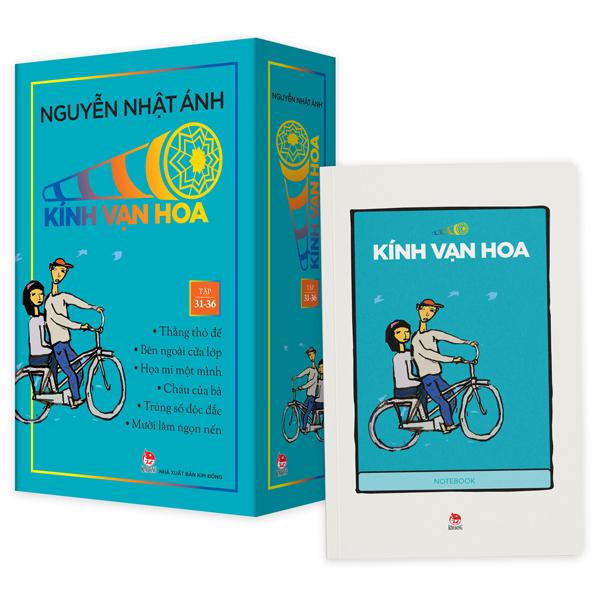 Sách - Boxset Kính Vạn Hoa - Bộ Kỉ Niệm 30 Năm: Tập 31 - 36 (Hộp 6 Tập) - Tặng Kèm Sổ Tay Kính Vạn Hoa