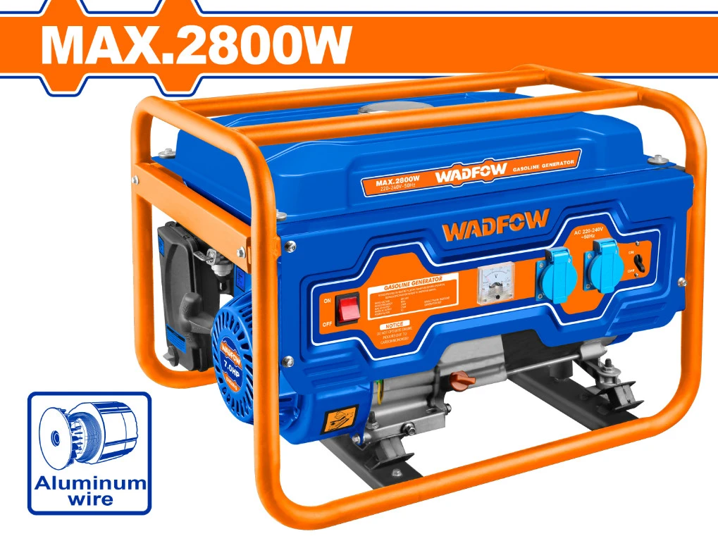 MÁY PHÁT ĐIỆN DÙNG XĂNG 2800W WGEAA05 WADFOW - HÀNG CHÍNH HÃNG