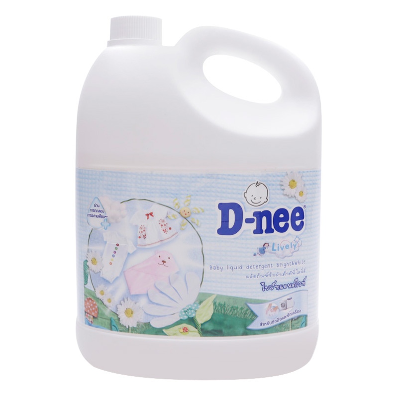 Dung Dịch Giặt Quần Áo Cho Bé D-Nee - Chai 3000ml (Trắng)