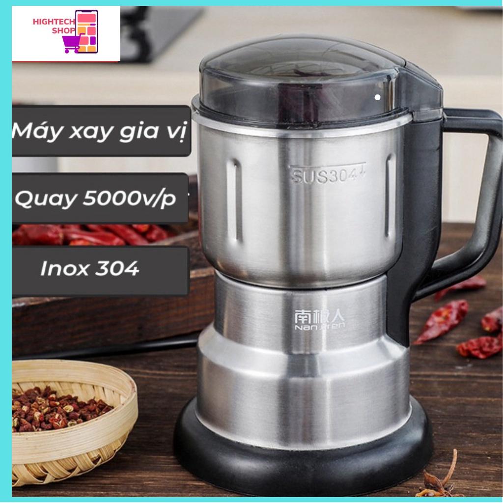 Máy xay hạt khô, xay bột, gia vị cà phê đa năng,công suất 300w,6 lưỡi dao cực bén, chất liệu cối inox, siêu tiện lợi