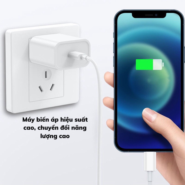 Phụ kiện điện thoại  -Cóc Sạc 20W Type-C PD Cho Dòng 13 Pro Max – Nhỏ Gọn, Dễ Mang Theo -Hàng nhập khẩu