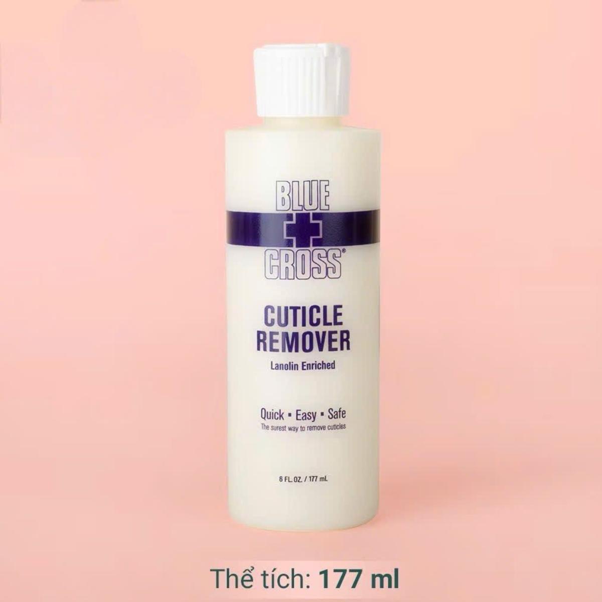 Nước Mềm Da Cao Cấp Blue Cross  177ml Chai Lỏng Vàng Làm Nail, Trắng Vàng Không Ngâm Nước Phá Gel Women