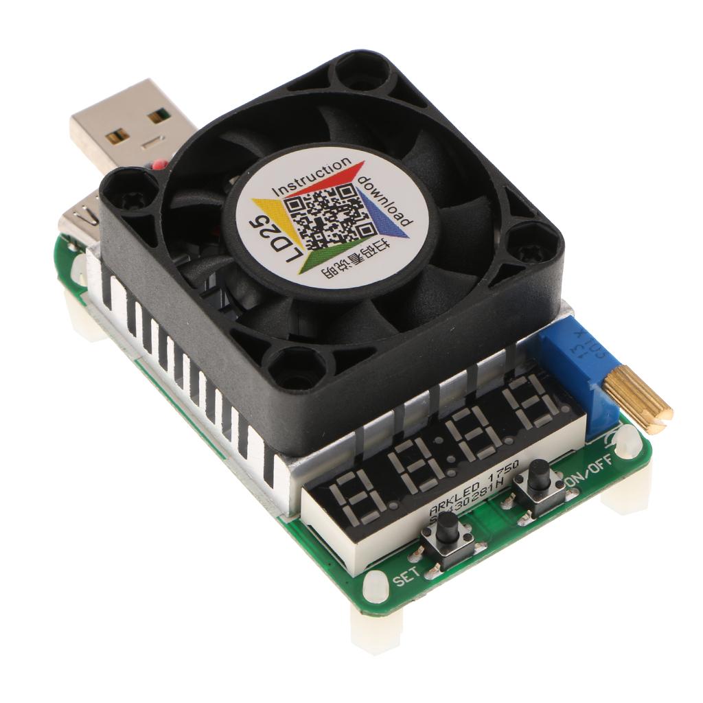Kiểm Tra Giao Diện điện Tử Tải điện Trở USB Kiểm Tra Xả Pin LD25